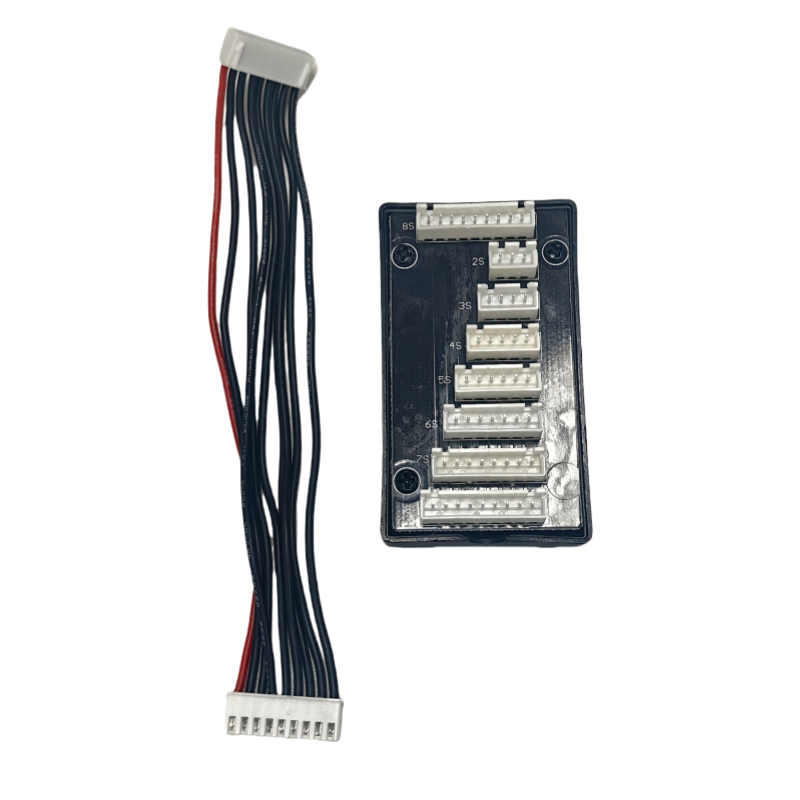 12S Lipo Battery Balancing Board - 2S-8S リチウムバッテリーバランス充電器拡張 JST XH アダプタボード RC