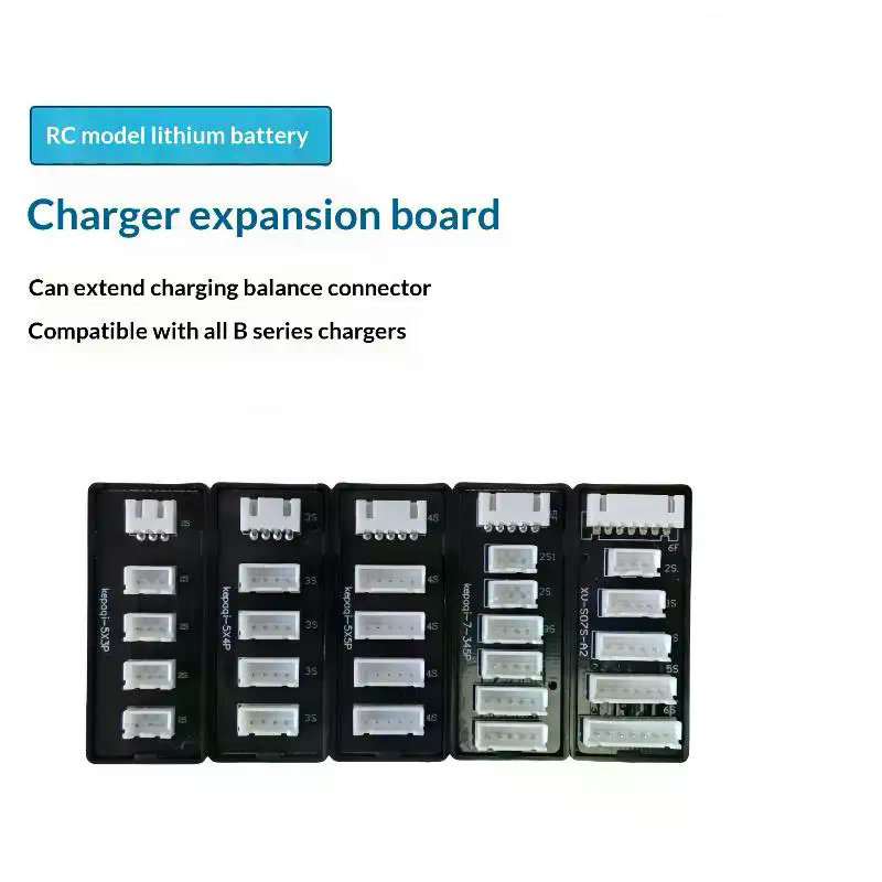 12S Lipo Battery Balancing Board - リポバッテリーを並列充電してください！ 1 セット RC バッテリー充電器 B6AC