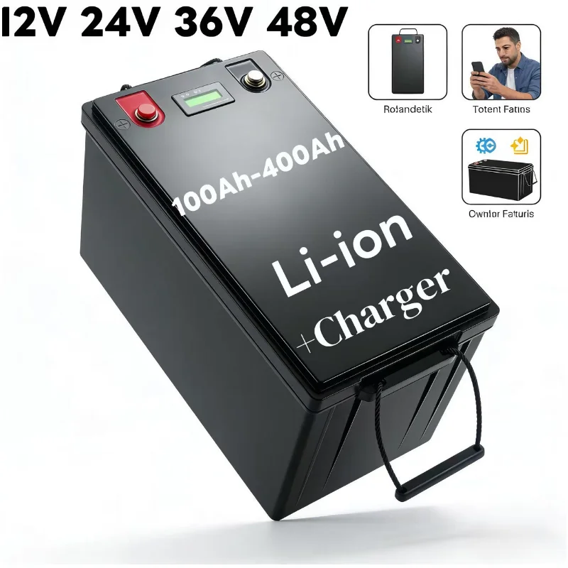 Lifepo4 12V 100Ah Bms Bluetooth - Bluetooth BMSリチウム電池 | 12V-48V 100Ah-400Ah |