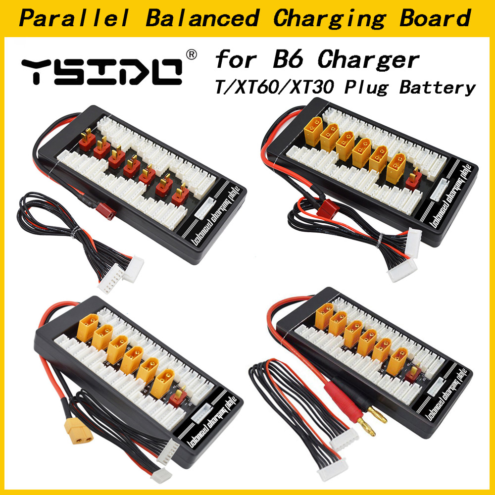 12S Lipo Battery Balancing Board - マルチ 2S-6S Lipo パラレルバランスプレート充電ボード XT60 XT30