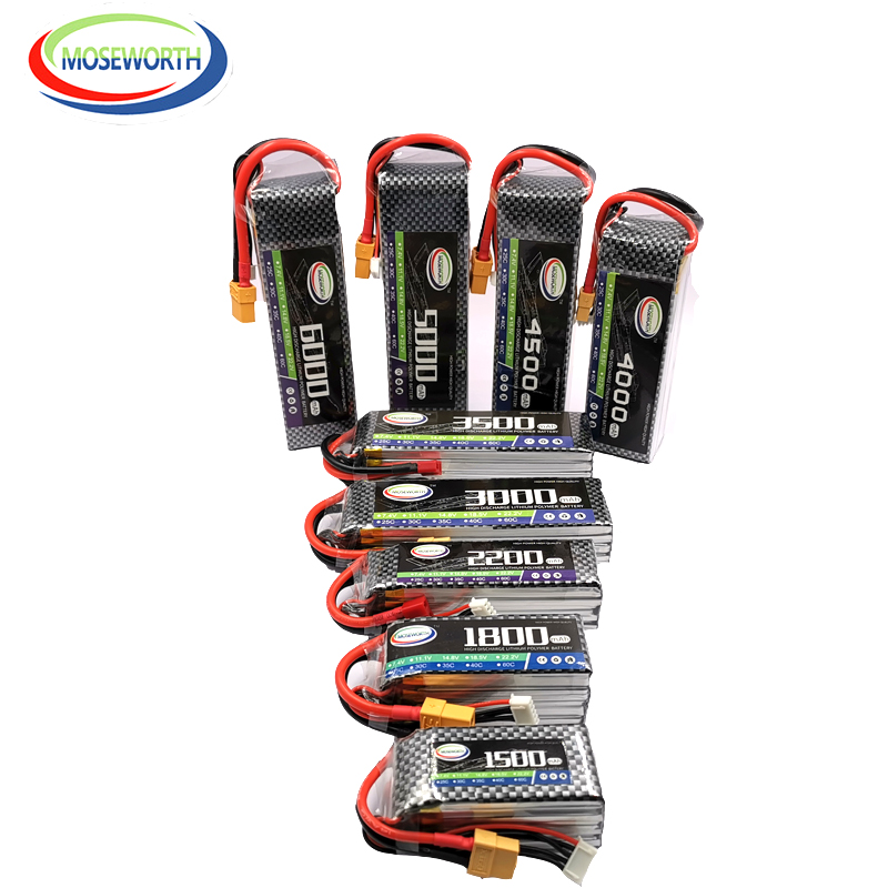 4S Lipo Battery 14.8V 6000Mah - 2s 3s 4s 6s rcリポバッテリー7.4v 11.1v
