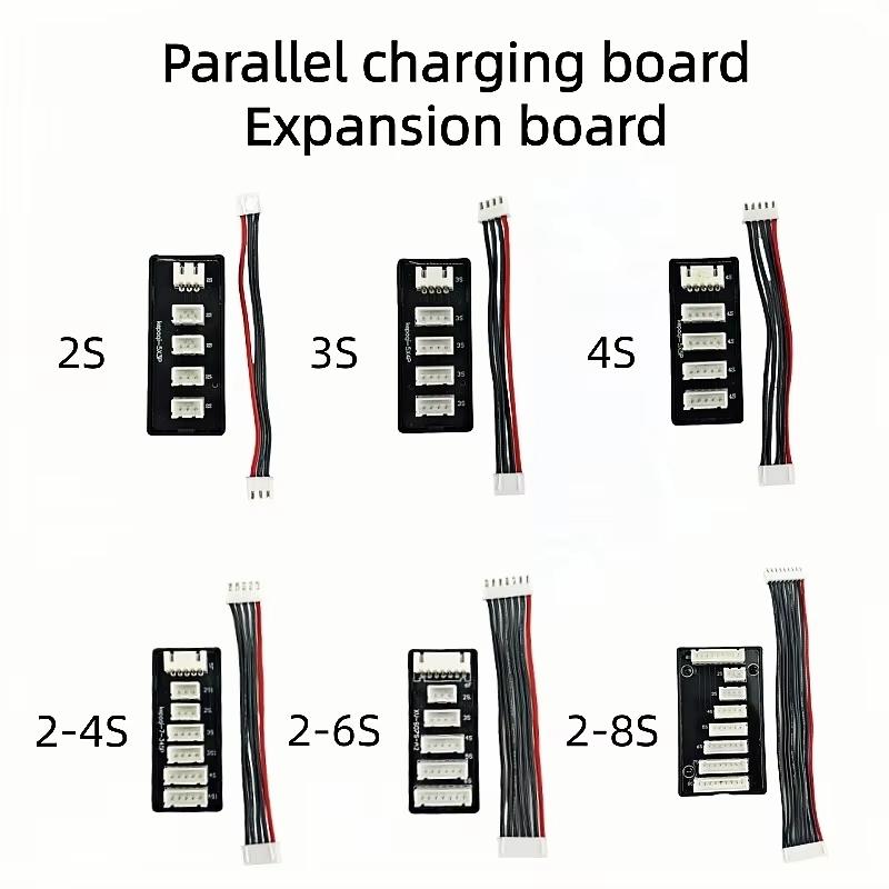 12S Lipo Battery Balancing Board - 1セットRCバッテリー充電器B6AC並列充電プレートボード2S 3S 4S 2-4S 2-6S 2-8S