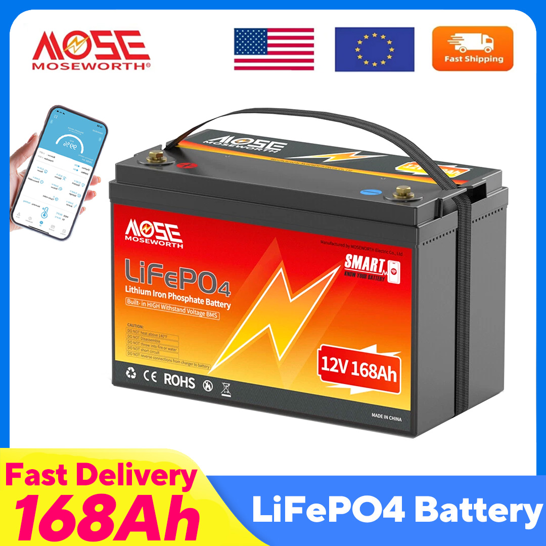 Lifepo4 12V 100Ah Bms Bluetooth - 12V 168Ah Bluetooth LiFePO4 バッテリー充電式ディープサイクルバッテリー 100A