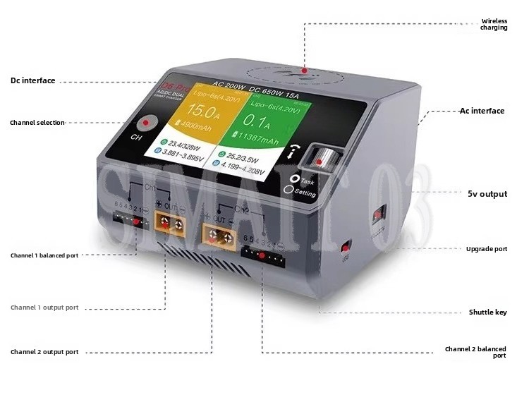 HOTA D6 Pro スマートバランスチャージャー |   - Hota D6 Pro Dual Lipo Charger のレビューと価格