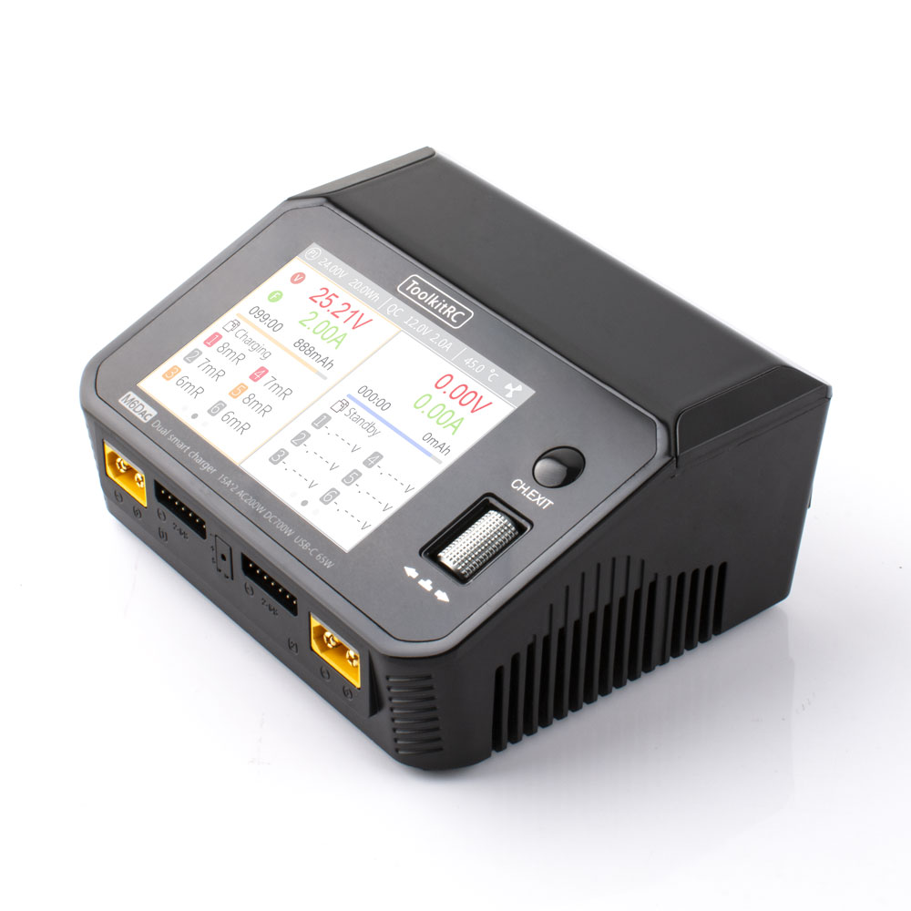 ToolkitRC M6DAC デュアルチャンネルスマートリ - Toolkitrc M6Dac Smart Charger のレビューと価格