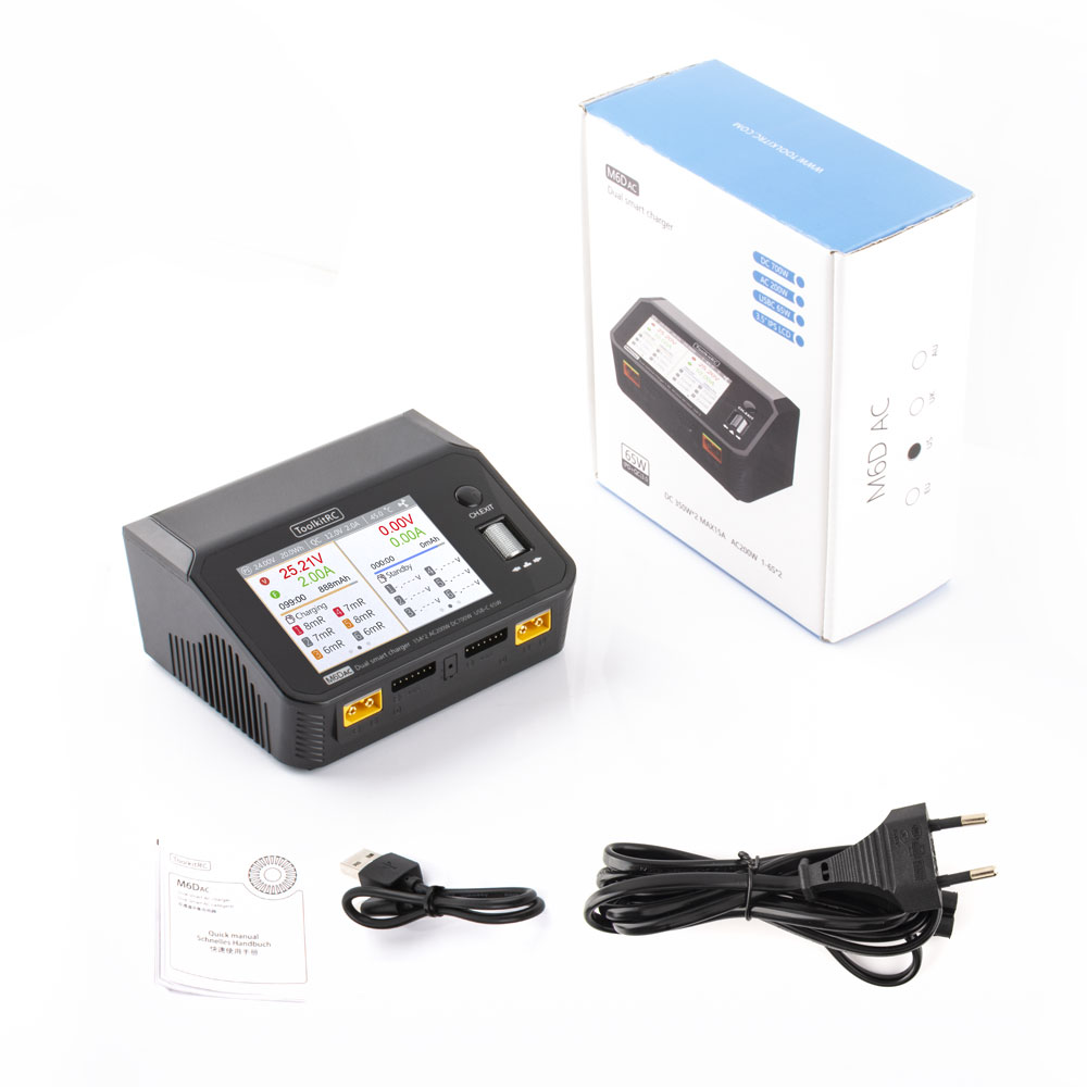 ToolkitRC M6DAC デュアルチャンネルスマートリ - Toolkitrc M6Dac Smart Charger のレビューと価格