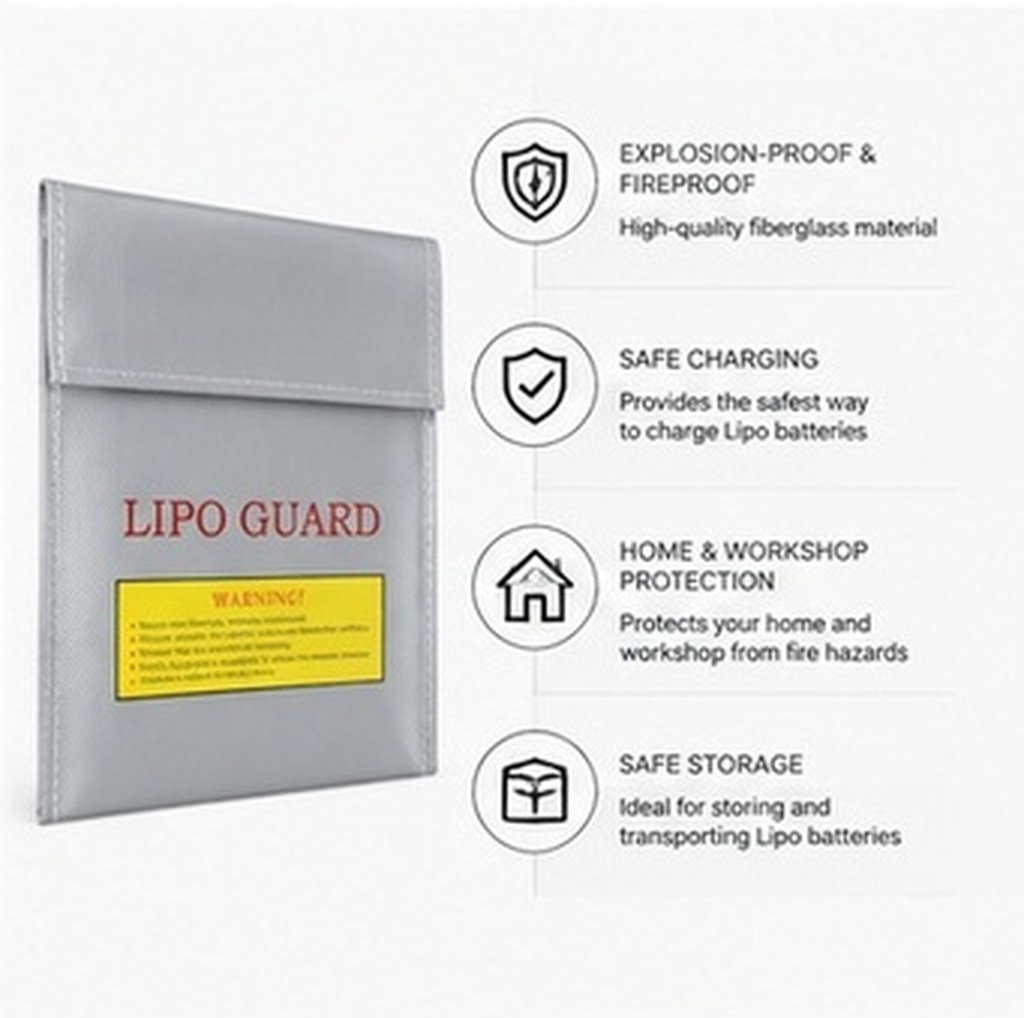 18x23cm プロフェッショナルRCリポバッテリー用耐火安 - Lipo Battery Fireproof Safety Charge Box のレビューと価格