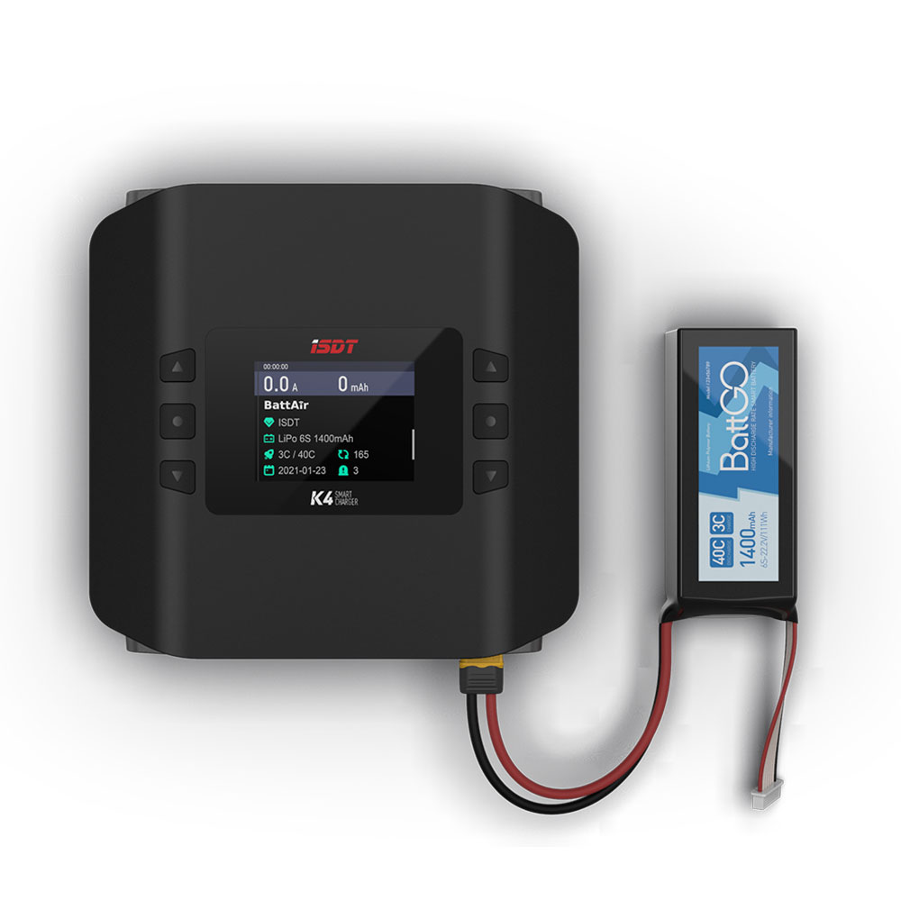 ISDT K4 1~8S リチウム電池スマート充電器 AC  - Isdt K4 Dual Lipo Charger のレビューと価格