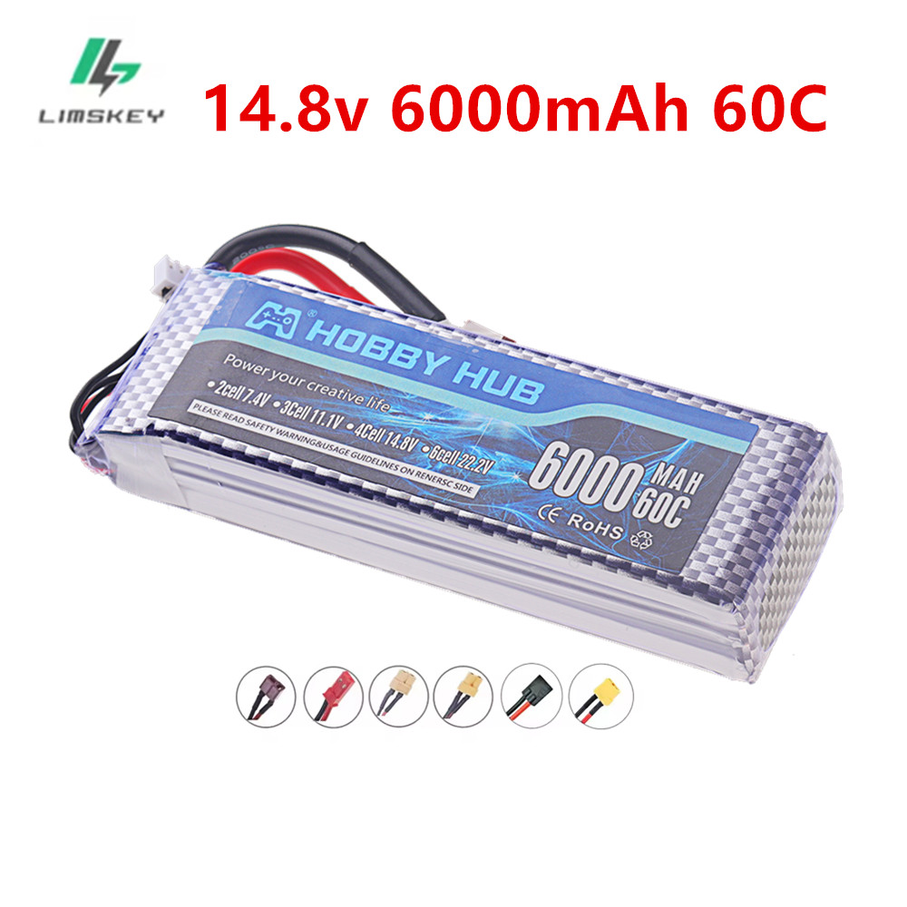 6000mAh リポ 14.8V バッテリー 4S 6000 - 4S Lipo Battery 14.8V 6000Mah のレビューと価格