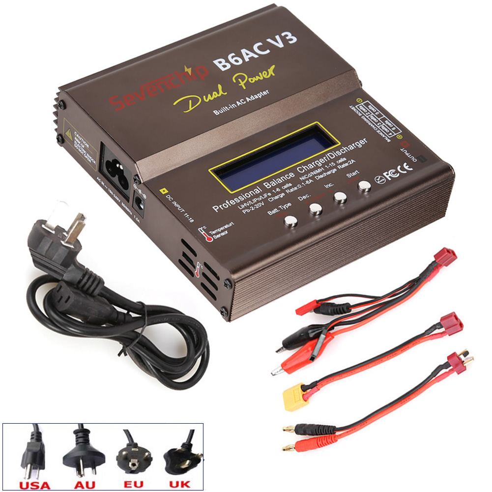 新しい 80 ワット imax B6AC V3 スマートデジ - Toolkitrc M6Dac Smart Charger のレビューと価格