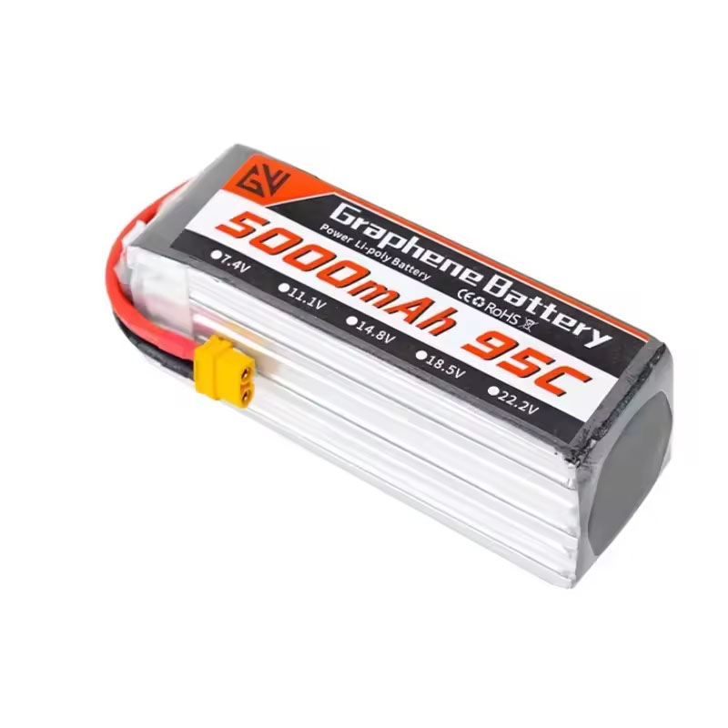 リポバッテリー 6S 5000mAh XT60 XT90 E - 6S Lipo Battery 22.2V 5000Mah のレビューと価格