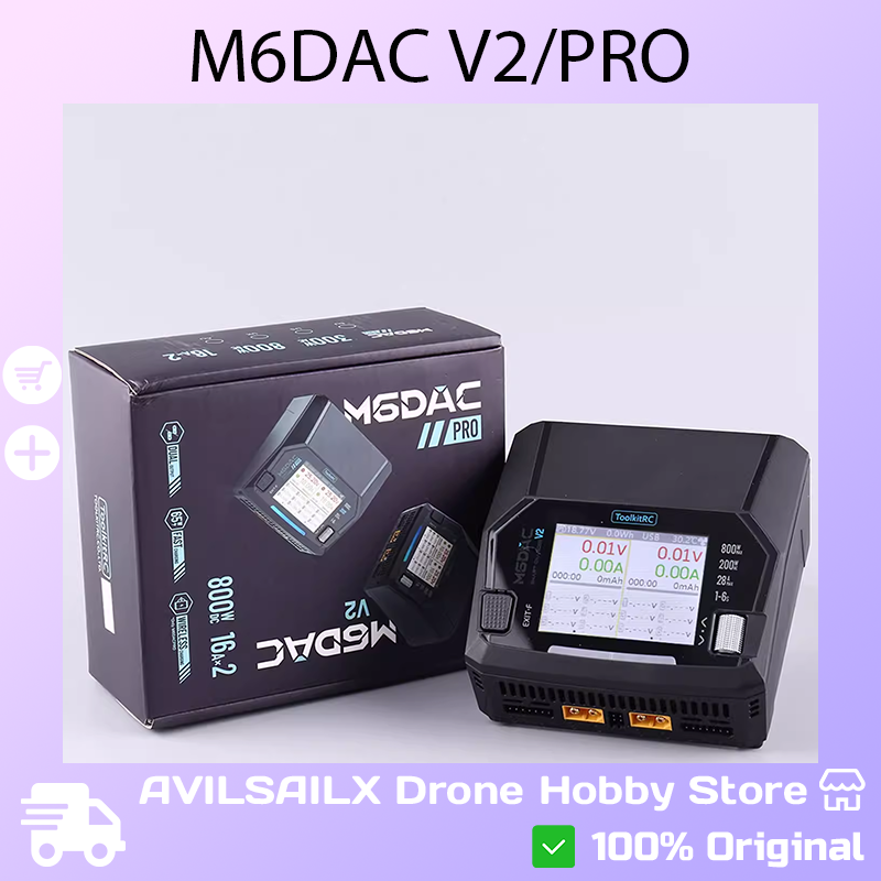 ToolkitRC M6DAC V2 / Pro デュアルチ - Toolkitrc M6Dac Smart Charger のレビューと価格