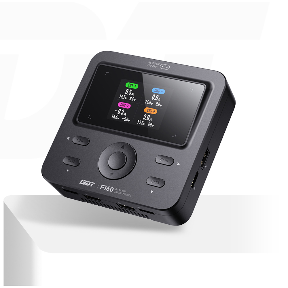 ISDT F160 4CH AC クアッドチャンネルスマート - Toolkitrc M6Dac Smart Charger のレビューと価格