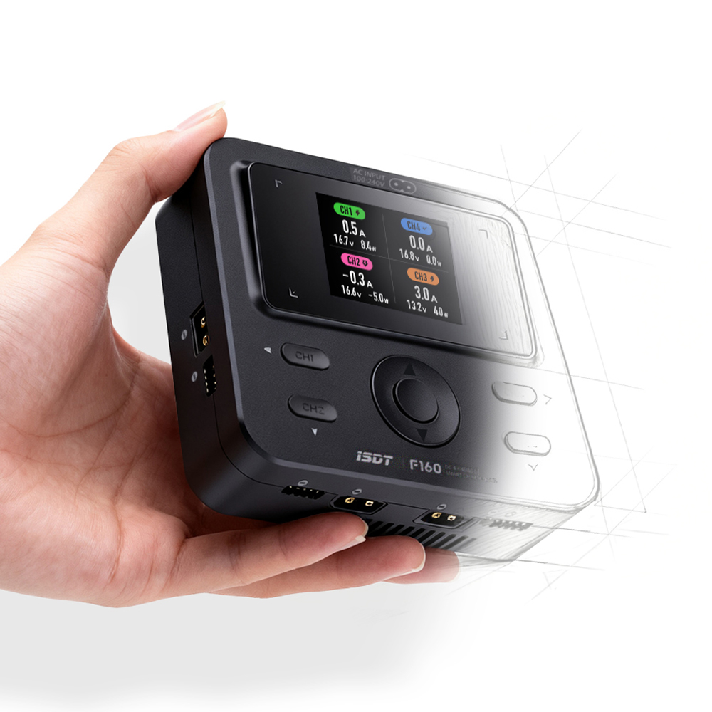 ISDT F160 4CH AC クアッドチャンネルスマート - Toolkitrc M6Dac Smart Charger のレビューと価格