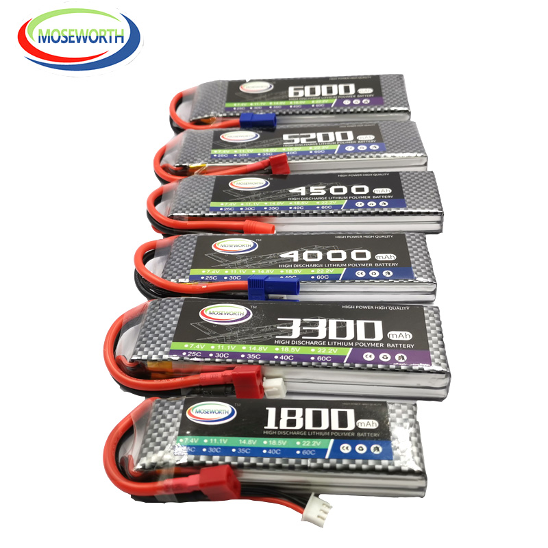 Lipoバッテリーrcドローン,ヘリコプター,飛行機,車用, - 4S Lipo Battery 14.8V 6000Mah のレビューと価格