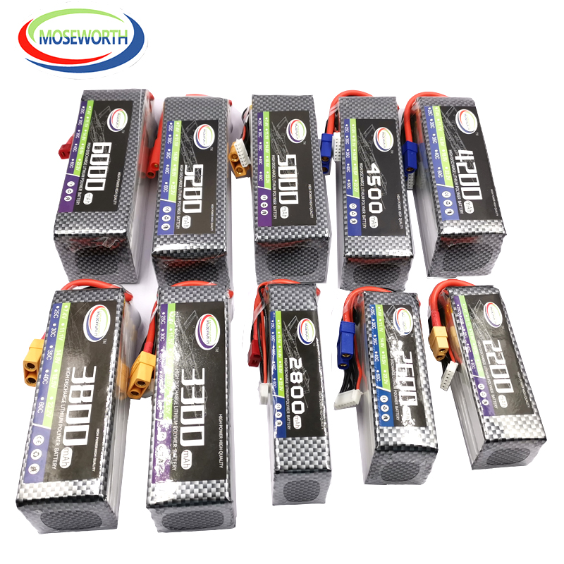 Lipoバッテリーrcドローン,ヘリコプター,飛行機,車用, - 4S Lipo Battery 14.8V 6000Mah のレビューと価格